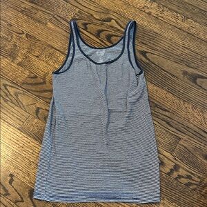 GAP Navy and White Striped Tank Top